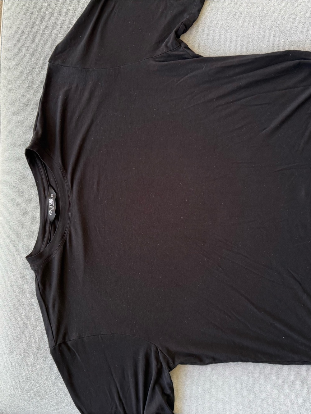 Splits59 Black Short-Sleeve Crewneckr Tee